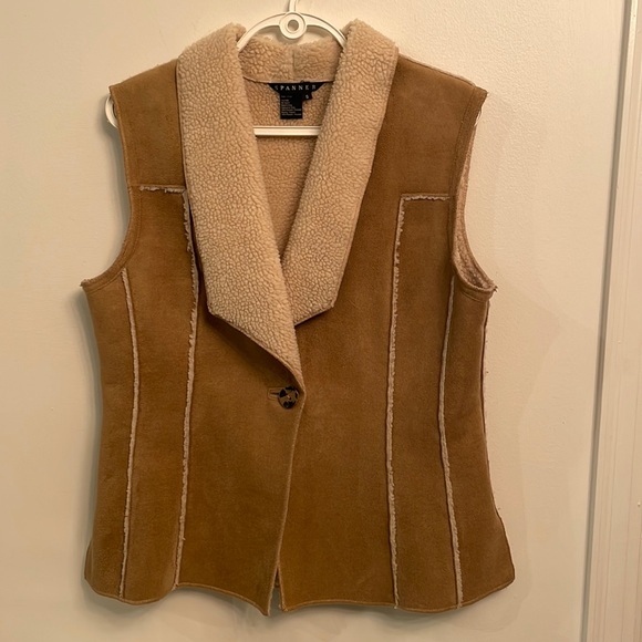 SPANNER - FAUX SHEARLING SHERPA VEST - Picture 3 of 6
